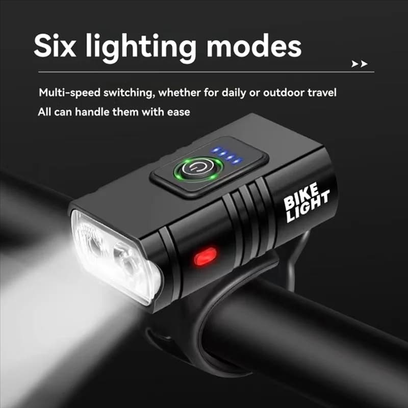 ABHT-2 Luce anteriore per bicicletta a LED 2 LED Luce anteriore per bici da strada Faro per ciclismo Accessori per ciclismo