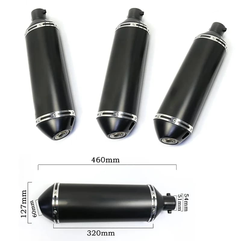 51mm universale moto freccia tubo di scarico modificato marmitta DB Killer per Honda Z900 Z1000 R3 R6 MT07 GSX750R CBR1000 scarico