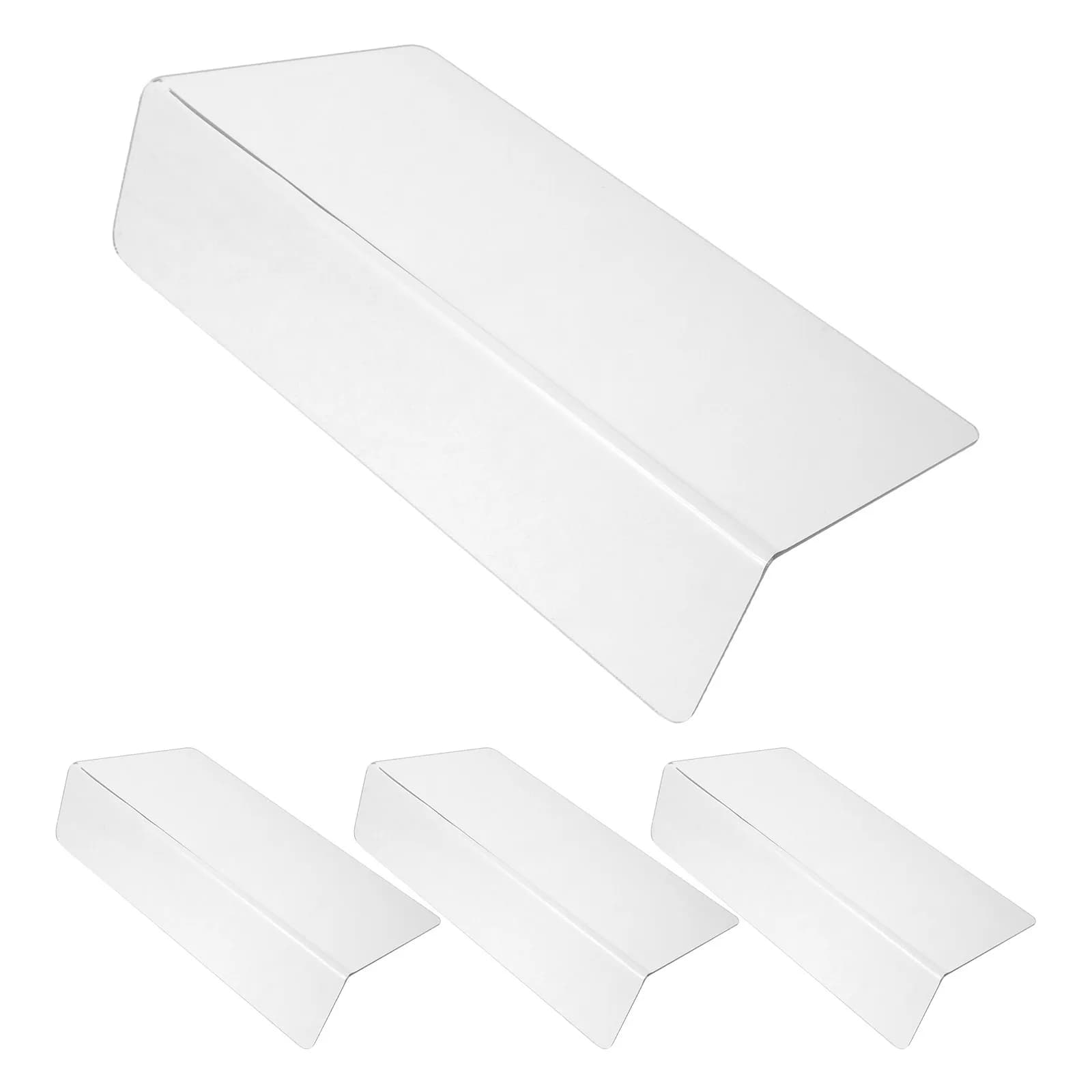 Set di 4 Barriere in PVC a Forma di L per Divano, Previene l'Ingresso di Cani e Gatti Sotto il Divano o il Letto