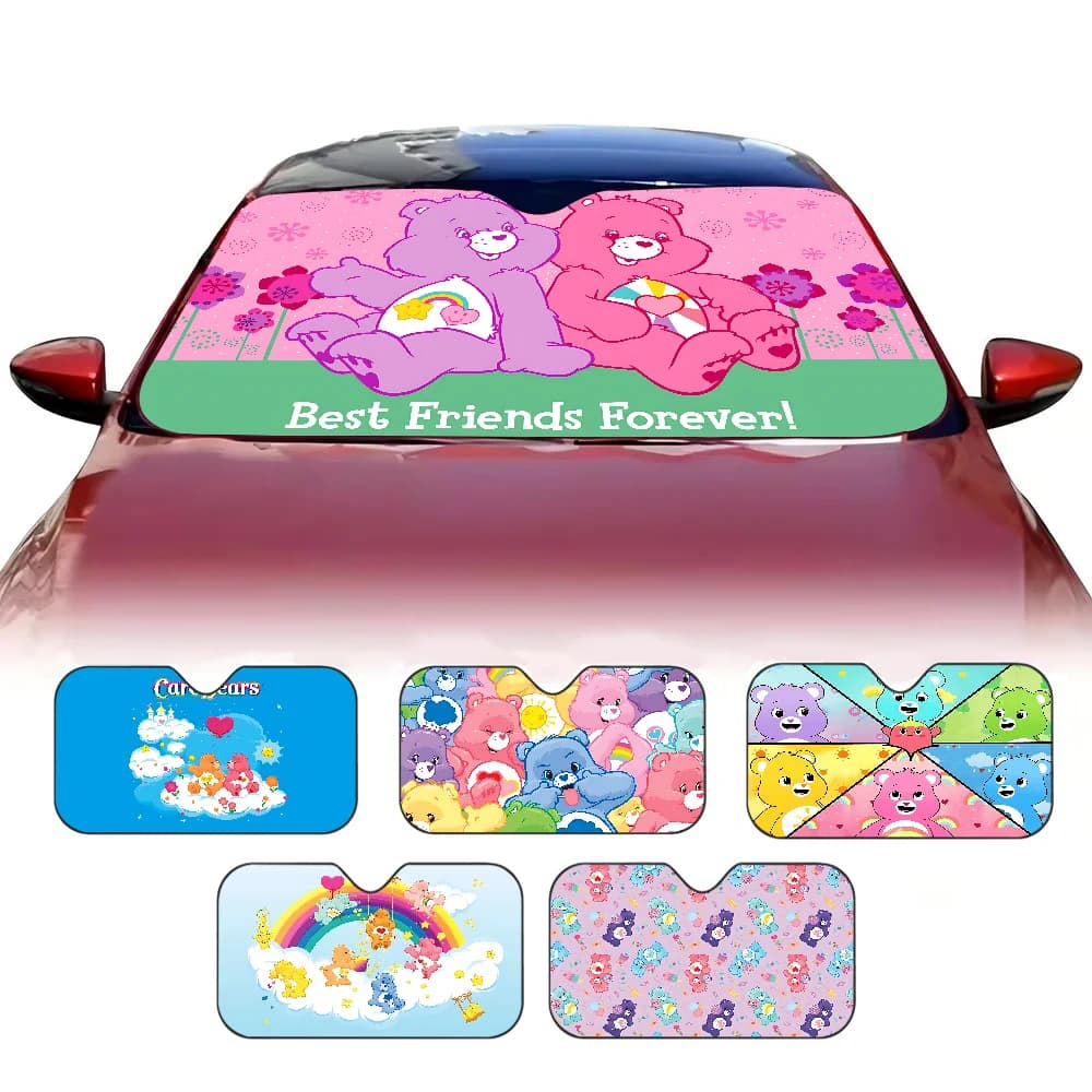 Cute Care B-Bears Anti-scratch windshield Sunshade Car Window Windshield Cover Sunshade Auto Sun visor Auto-copre Car Solar
