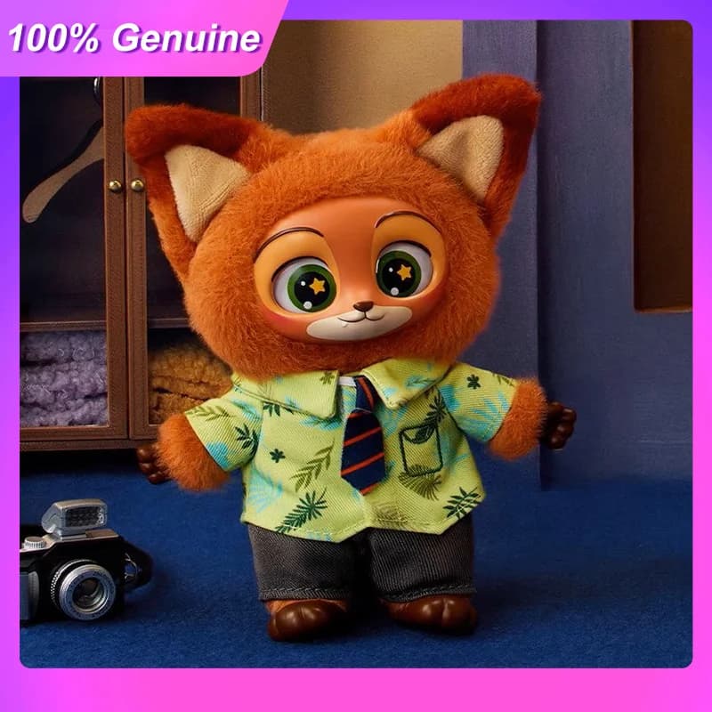 100% Original BEAST KINGDOM series Zootopia Blind Box Pendant in Carinthian Vinyl Judy Surprise Keychain Bambola Nick Birthday Gift