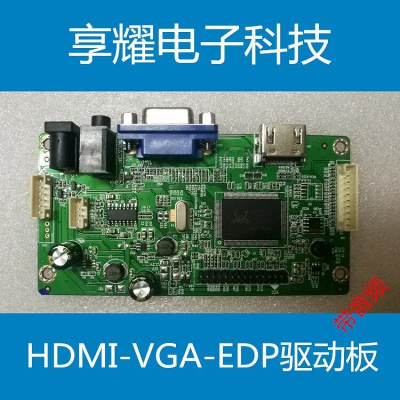 Scheda Driver VGA+HDMI RTD2556_eDP_WS_R10.1 XY_Q_YHV