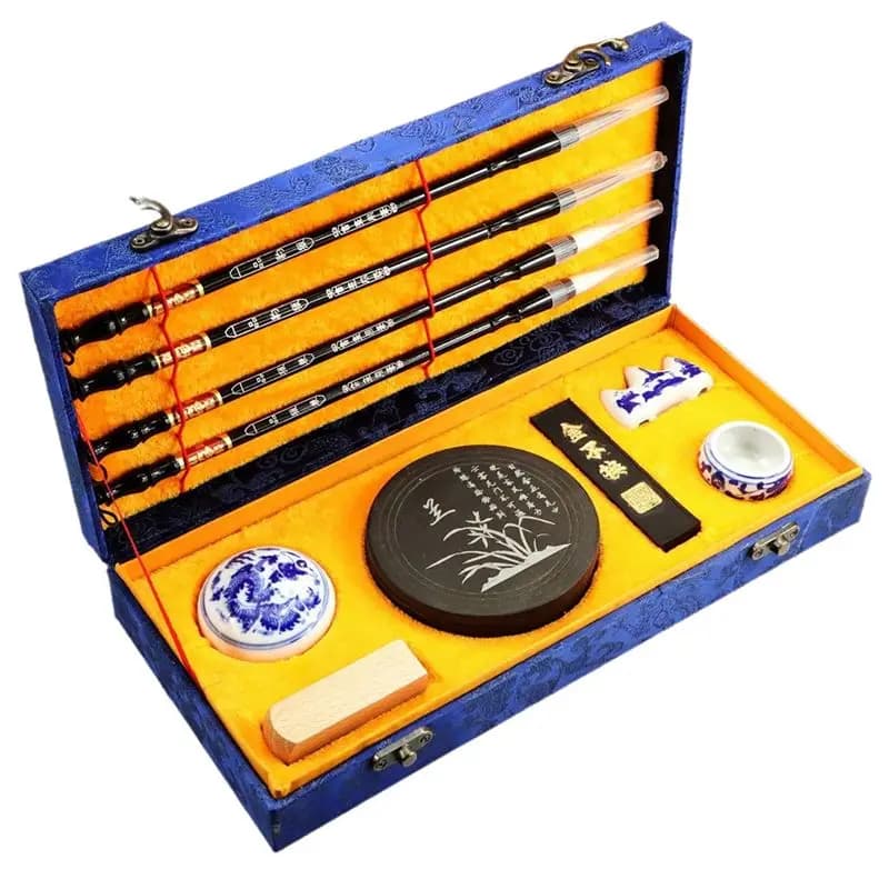 Top Sale 10Pcs Calligraphy Painting Writing Brushes Gift Set Chinese Calligraphy Brushes Watercolor Tools Sumi Painting Kanji Ar