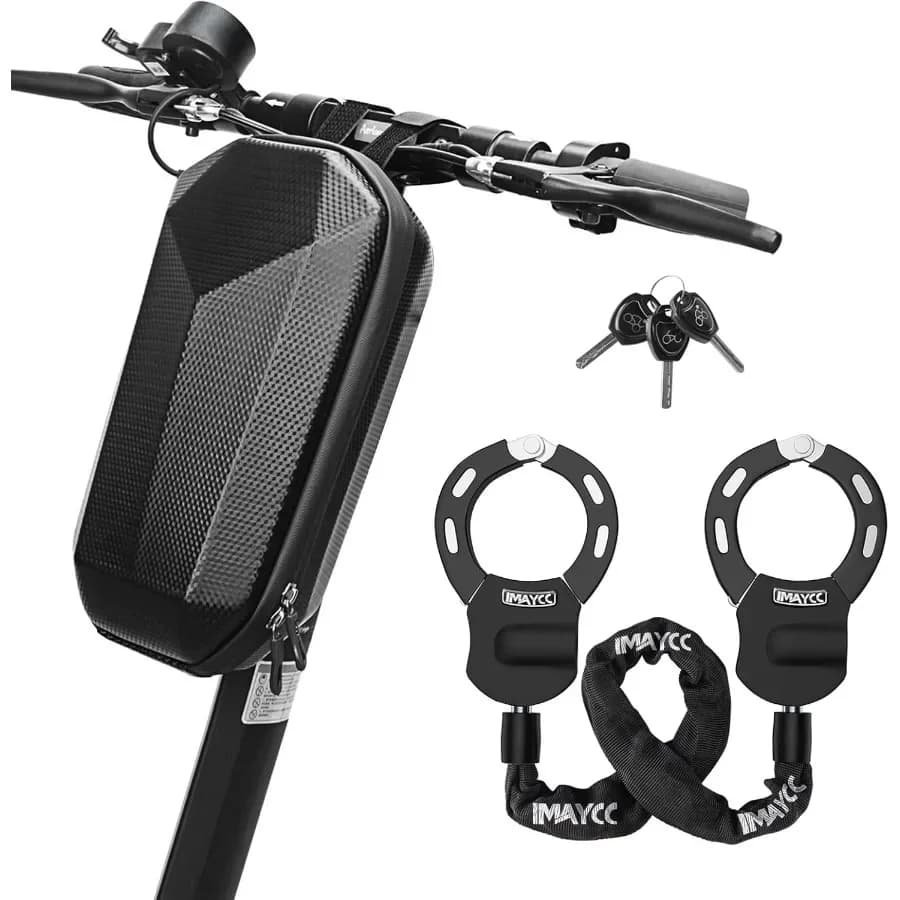 Lucchetto a catena per scooter Lucchetto per bici per scooter elettrico Moto e bicicletta Lucchetto di sicurezza antifurto durevole con acciaio resistente C