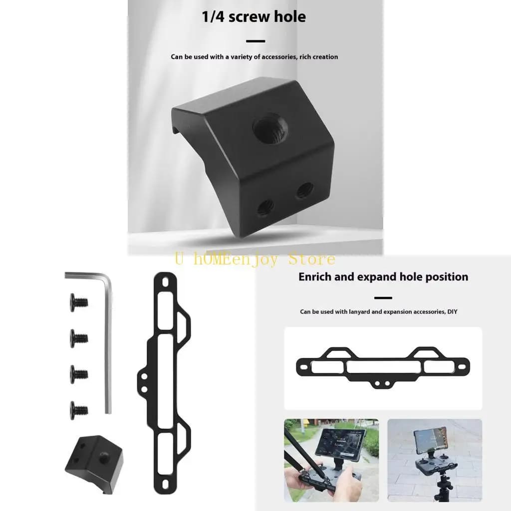 B0KF Adattatore traversa in alluminio portatile Soluzione montaggio treppiede frequente