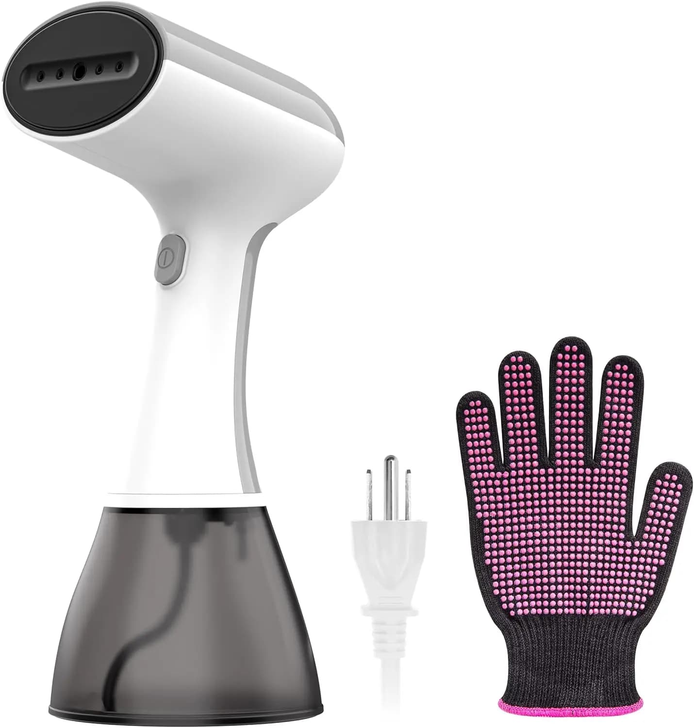 Vaporizzatore Portatile per Vestiti con Serbatoio da 400ml, Potenza 1500W, Riscaldamento Rapido per Rimozione Pieghe, Design da Viaggio