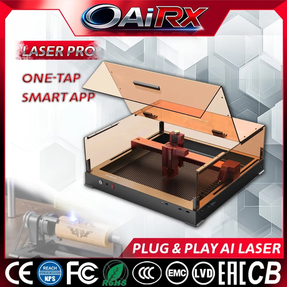 Laser Engraver A6 Pro Ultra 5.5W, Etching Machine on Sheets, Wood Tablets, Acrylic, Engraving and Branding Fai-da- ♪
