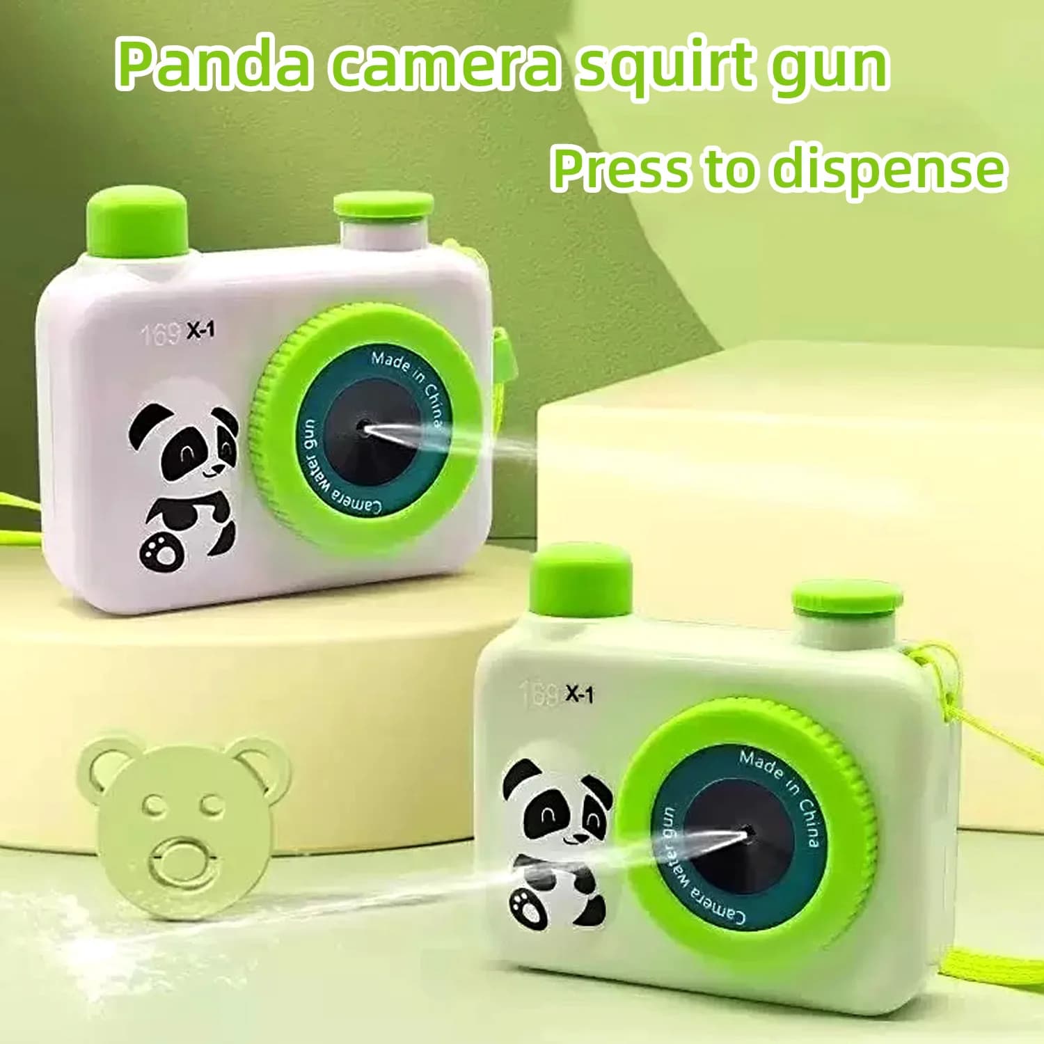 Fotocamera giocattolo ad acqua parodia scherzo simulazione fotocamera a spruzzo d'acqua divertente e divertente piccolo giocattolo con pistola ad acqua