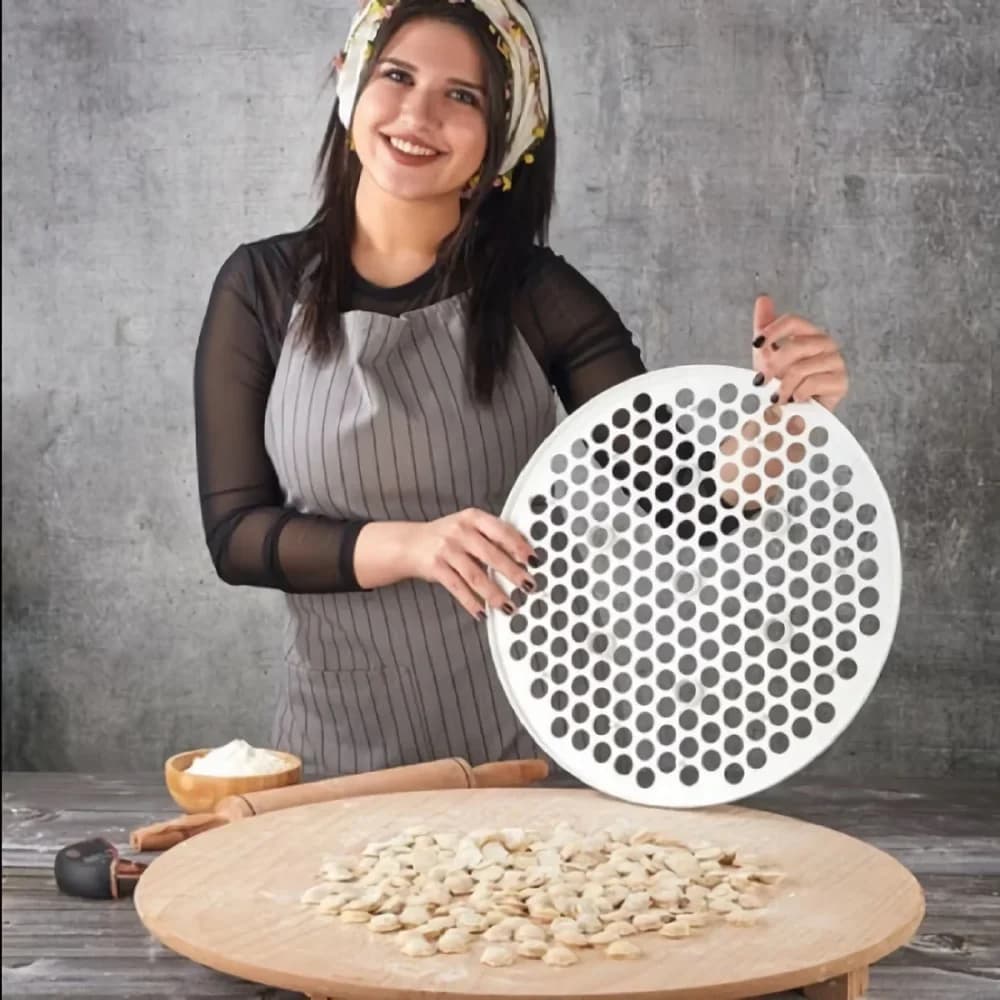 Ravioli Making Patty Dough Press Manti Stampo Pelmeni Pasta Stampo Gnocco Utensili da cucina Cucina FAI DA TE 19 fori