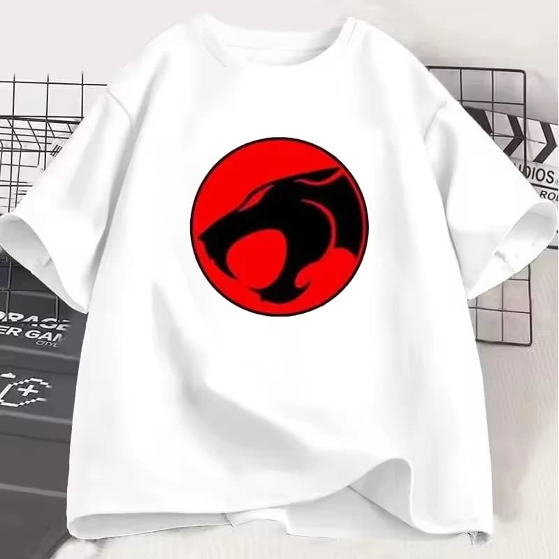 Moda Nuovo Cartoon Anime Thundercats T-shirt da uomo e da donna Streetwear Harajuku oversize Abbigliamento comodo T-shirt da coppia
