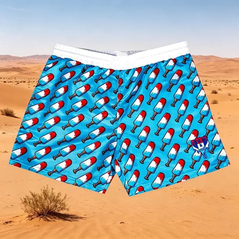 Nuovi Pantaloncini Estivi per Bambini/Ragazzi, Stile Baseball, 101 Freeze Pop, Costume da Bagno Oversize Traspirante ad Asciugatura Rapida per Uomo