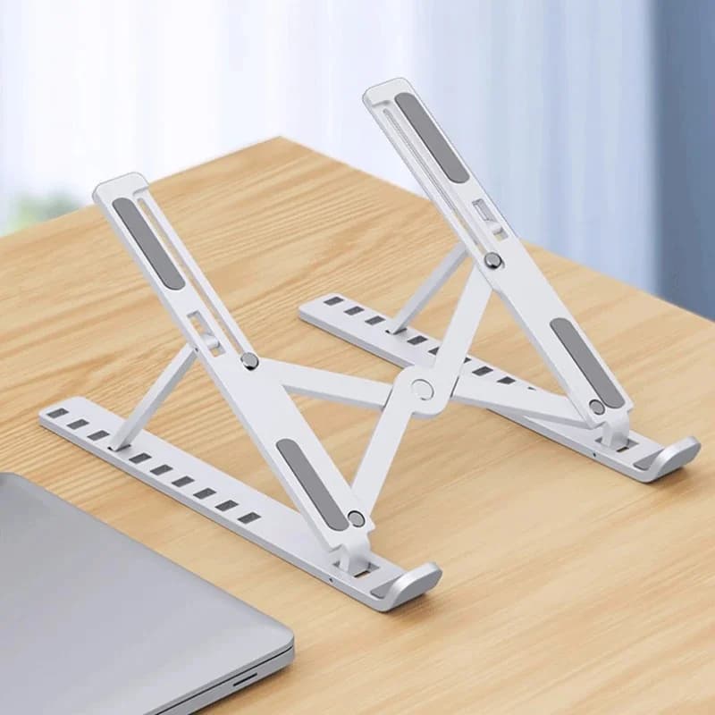 Supporto per laptop pieghevole con regolazione a dieci livelli Supporto per staffa per notebook portatile Supporto da tavolo per PC per MacBook Huawei Xiaomi Samsung