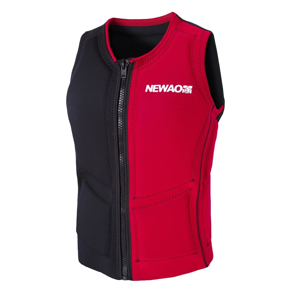Adult life jacket ultra-thin water sports swimming surf snorkeling sailing boat safety vest with zipper