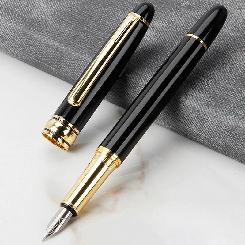 Business Metal Pen Student Calligraphy Fountain Pen Personalized Gift Customized Logo Pens Office Supplies School Stationery
