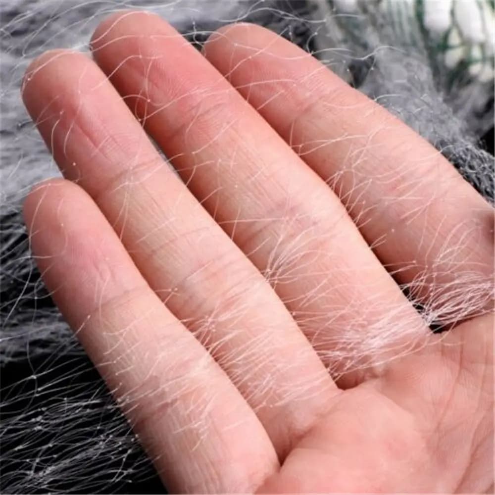 Portable 1.5*1.5cm Hole Single Layer Chemical Fiber Outdoor Monofilament Mesh Trap Floating Net Fish Mesh Fishing Net