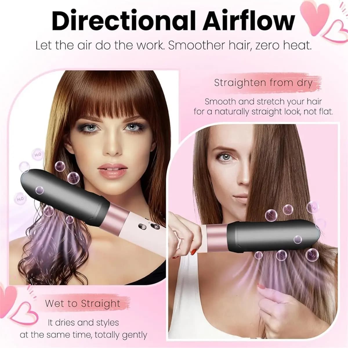 (A61K) Piastra per Capelli e Spazzola Rotonda Volumizzante per Accessori Dyson Airwrap HS01 HS05 HS08