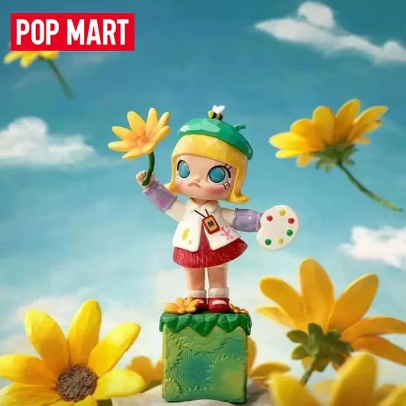 POP MART MOLLY Scenery Along The Way Serie 20° Anniversario Blind Box Guess Bag Giocattoli Originali Bambola Statuetta Anime Carina Ornamenti