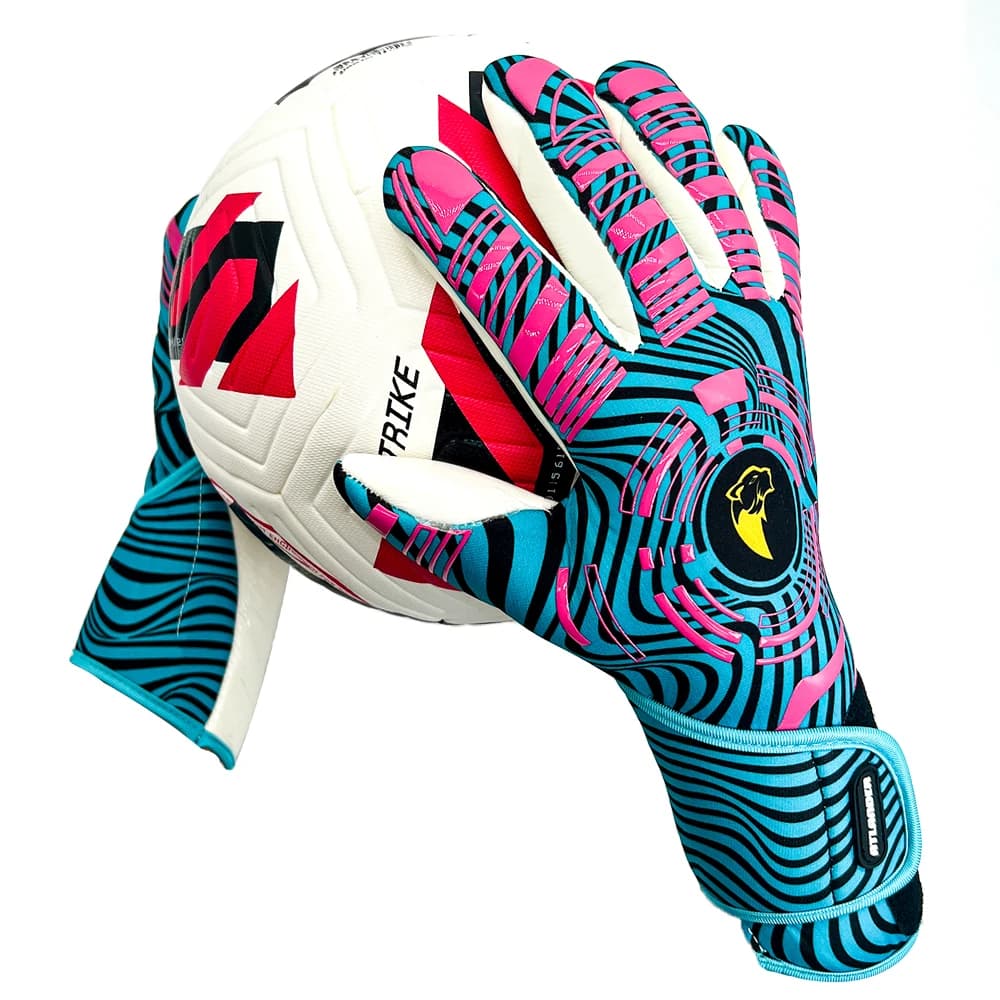 Guanti da portiere da calcio per bambini adulti Guanti sportivi resistenti all'usura in lattice Guanti da portiere da calcio antiscivolo per partite professionali