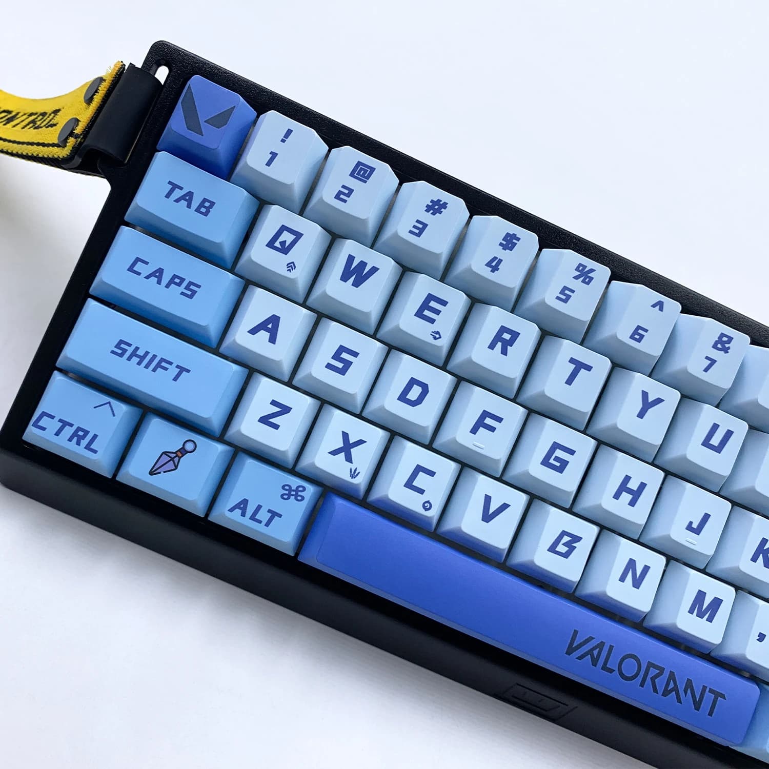 Copritasti PBT sublimatico blu per tastiere meccaniche