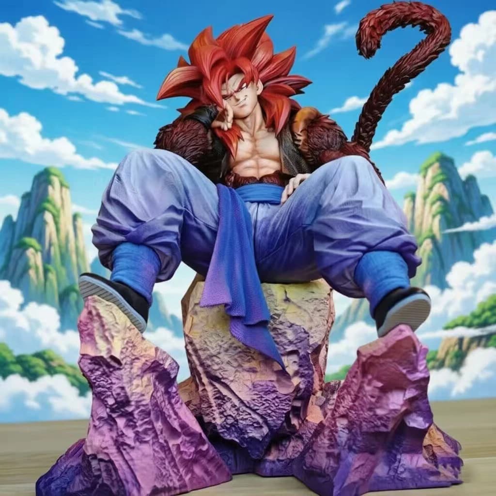 Statua JG Dragon Ball Ssj4 Gogeta, Figura Super Saiyan 4 Gogeta, Action Figure in PVC, Modellini da Collezione, Giocattoli e Regali