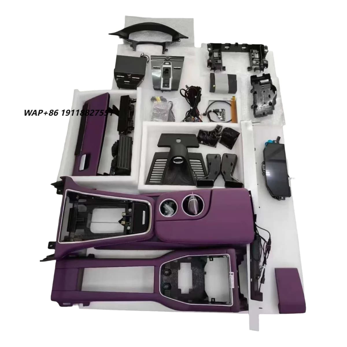 DOS Adatto per Panamera 2010 - 2016 Aggiornato con Console Centrale e Cruscotto Modello 2024 Modifica Auto