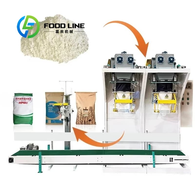 5-50kg Wheat, Filling, Sealing and Packing Machine for Gran, Milk, Rice, Flour, Multifunctional Powder Protein Customizable