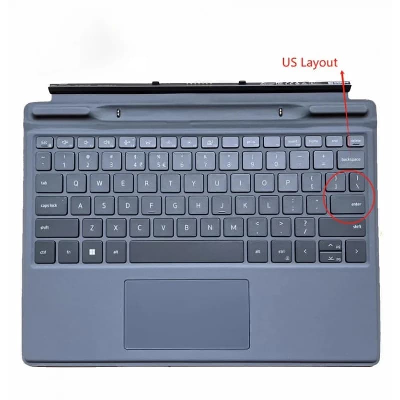 Z New for Dell Latitude 7320 keyboard assembly base K19M tablet 2-in-1 05073X 5073X