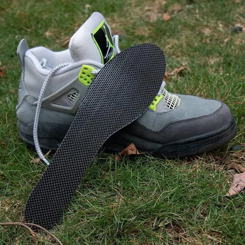 Solette in Fibra di Carbonio per Uomo e Donna, Traspiranti e Assorbenti, per Scarpe Sportive e da Corsa, Cuscinetti per Piedi