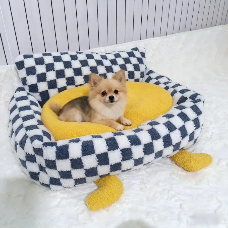 Letto per animali domestici per cani Biancheria da letto invernale Cani Gatti di Halloween Divano Cestini piccoli caldi Divano letto per cuccioli per cani di piccola e media taglia