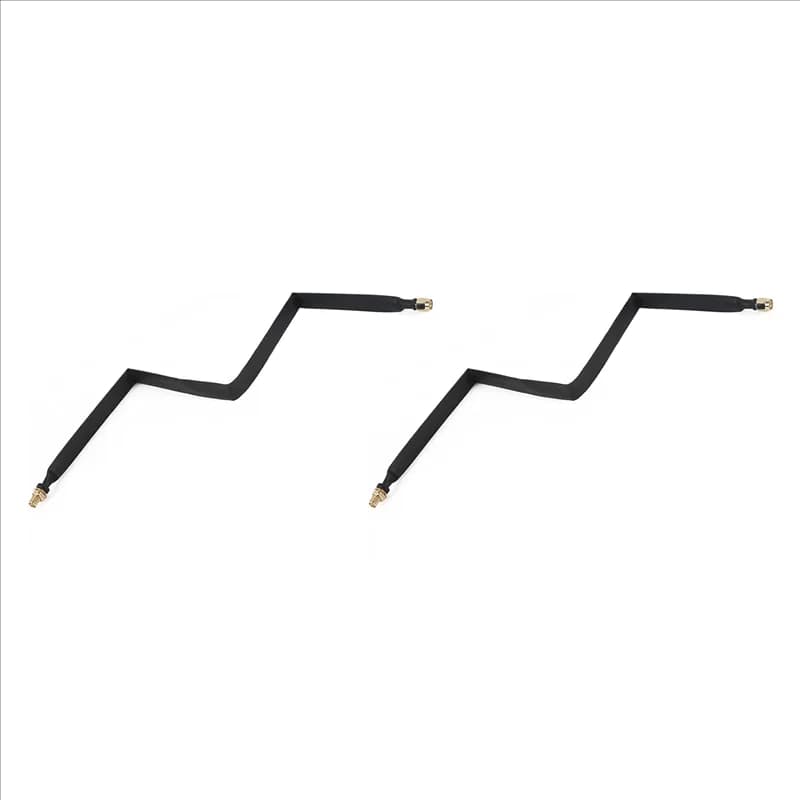 A32T-4 Pcs Lora Flat Cable SMA Male To SMA Female Window And Door Feed Thru Coaxial Cable Extension Adapter For Lora Wifi