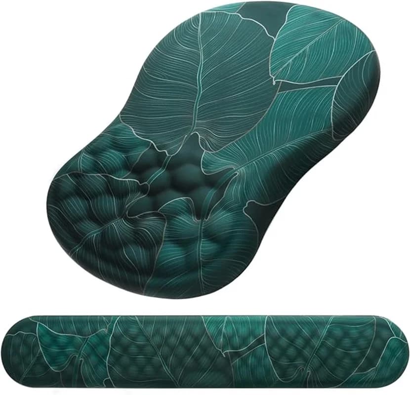 Tappetino per mouse da polso Tappetino per mouse ergonomico Memory Foam Supporto per poggiapolsi Sollievo dal dolore