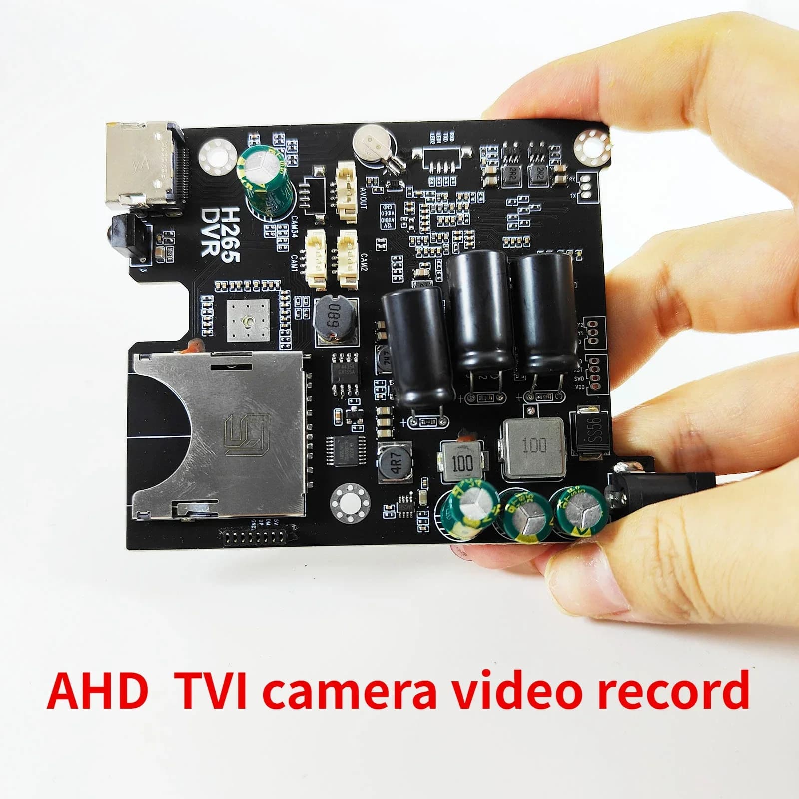 2CH Mini AHD DVR PCB Board HD 1080 p 2ch veicolo bus Mobile Scheda DVR Digital Video Recorder di DEVIAZIONE STANDARD di sostegno card con telecomando di controllo