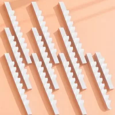 50Pcs Silicone Hanger Strips Non Slip Adhesive Clothes Hanger Grips Wardrobe Anti Skid Accessories Non Slip Hangers Strips