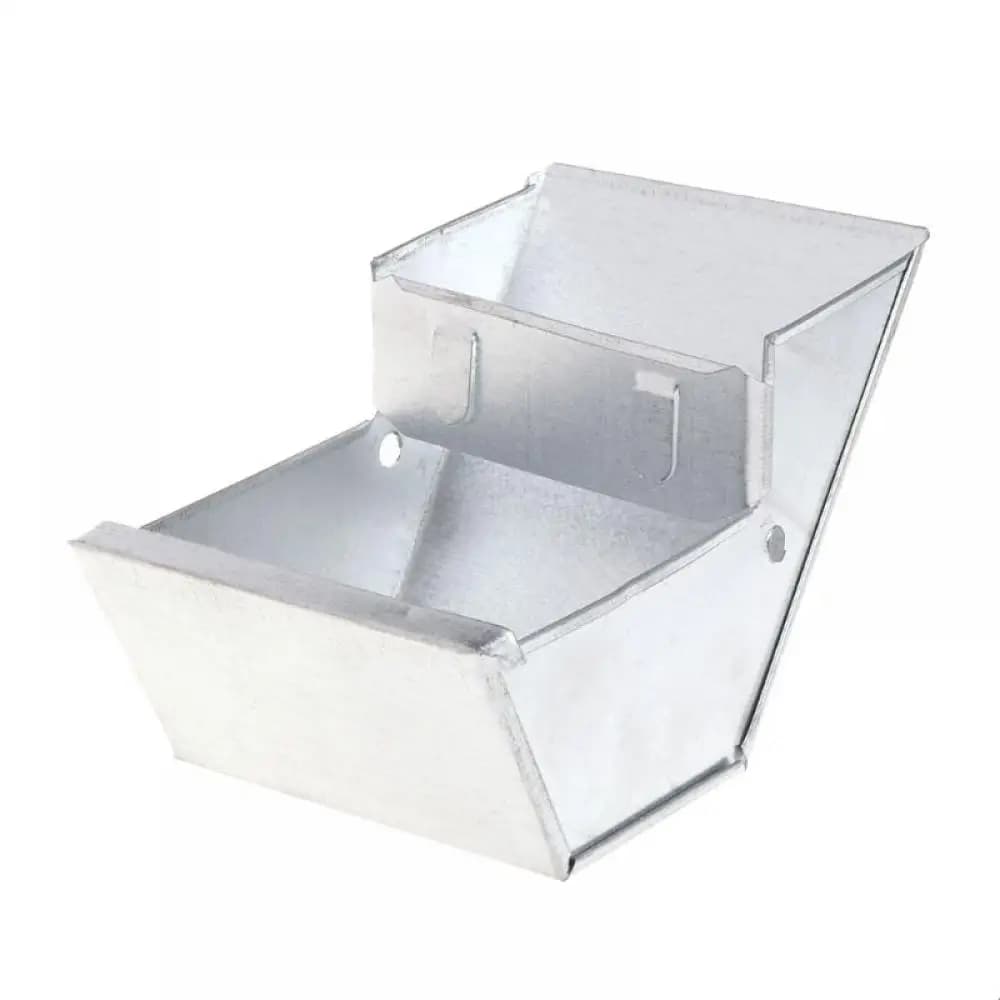 Scatola per allevamento di cibo per conigli in metallo, mangiatoia per conigli, ciotola per cibo, criceti, conigli, mangiatoia per cibo, mini alimentazione d'acqua, forniture per animali domestici
