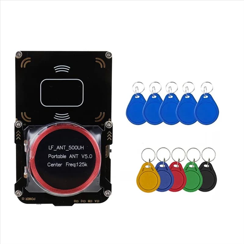 [NUOVO A09R!】 Lettore di schede RFID Proxmark3 + 5XUID/CUID Portachiavi IC/ID Duplicatore RFID Programmatore copiatrice chip intelligente NFC 5.0