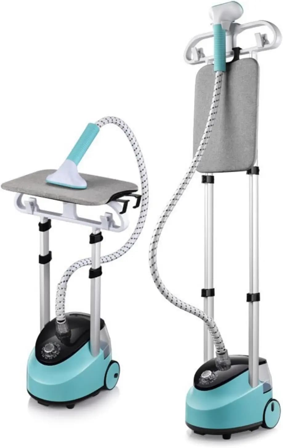 Vaporizzatore per Vestiti da Terra 2000W, Stiratore Professionale per Indumenti con Asse da Stiro Regolabile in Altezza, per Abiti
