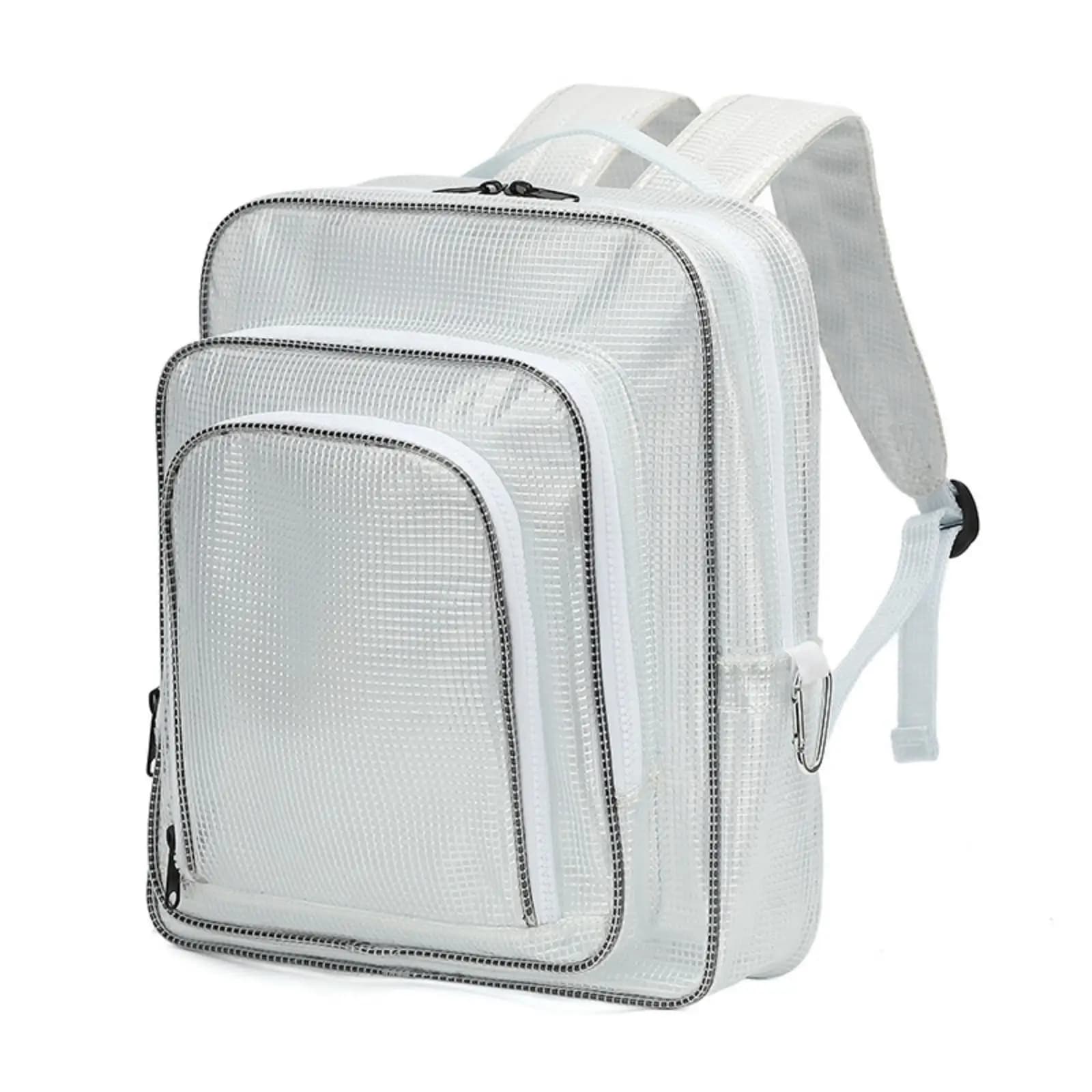 Clear Backpack Dustcleanroom-Grade Bag Structured for Cleanroom Workers