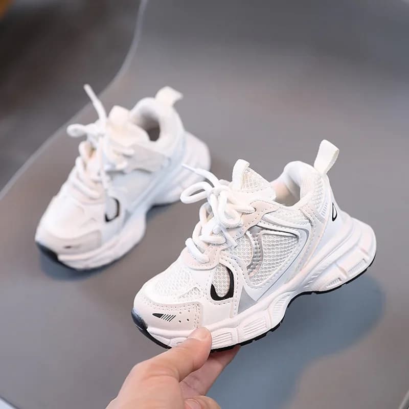 Scarpe Sportive Casual per Bambini e Bambine, Scarpe da Corsa Traspiranti in Mesh, Scarpe da Basket Leggere e Comode