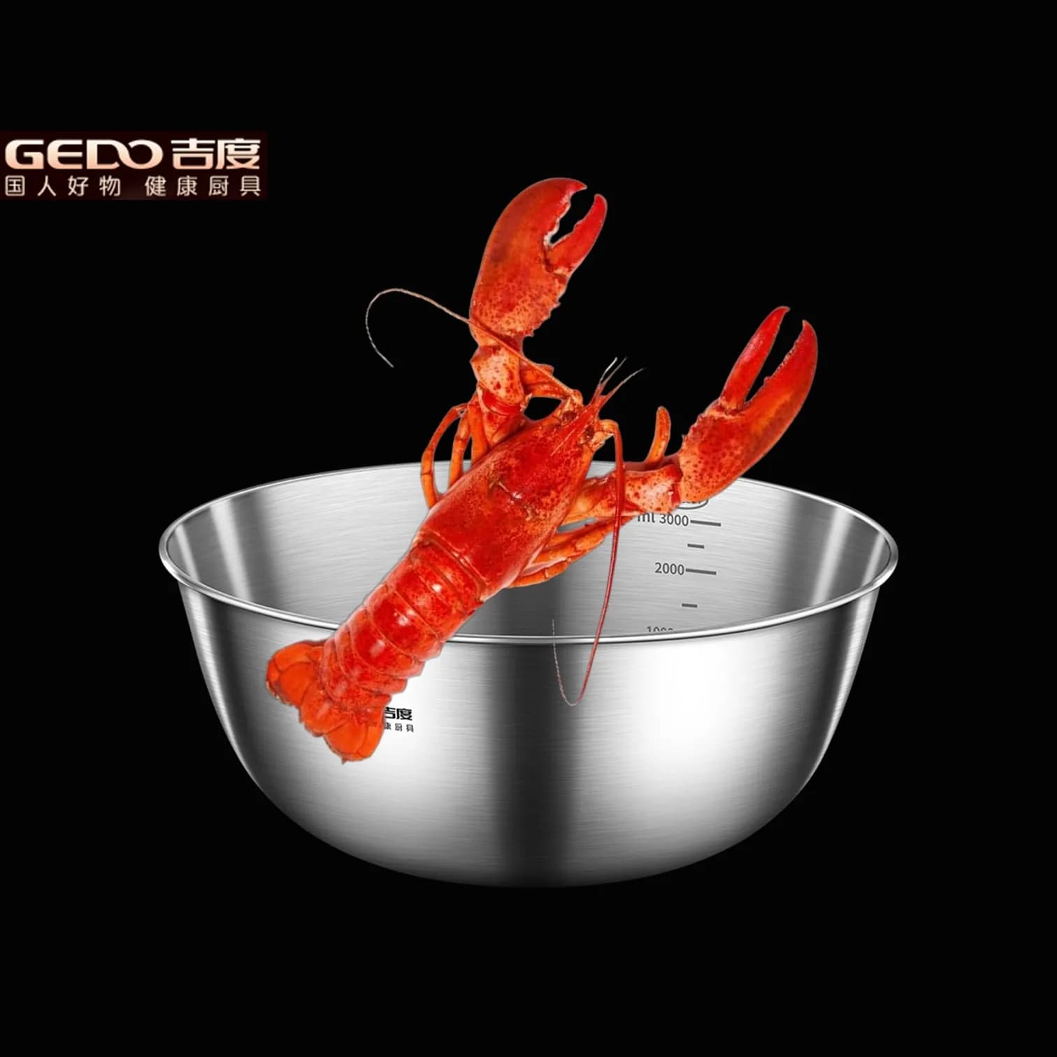 Contenitore per Alimenti in Acciaio Inox 304 con Certificazione LFGB, Scala Precisa, Diametro 22cm~30cm, Non Deformabile, per Zuppe