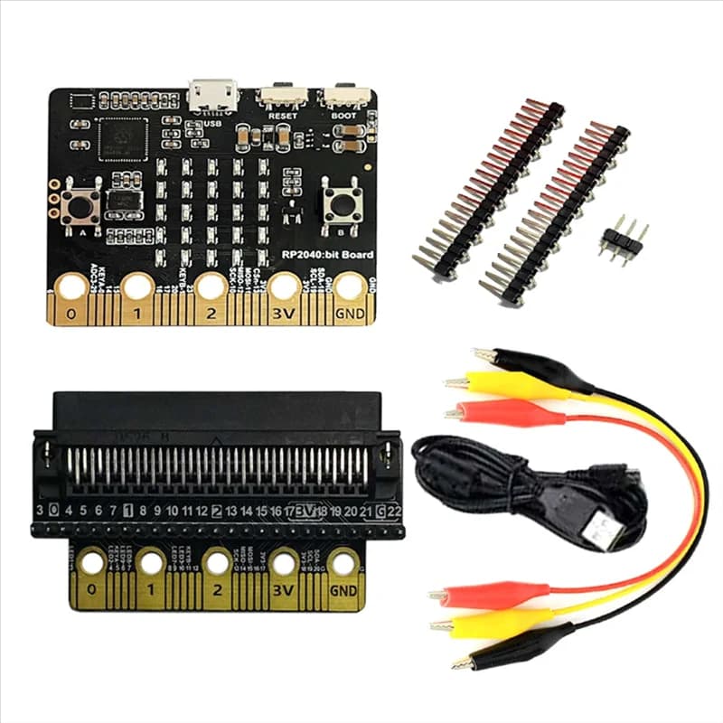 Y43A-Per Raspberry Pi PICO RP2040 Bit Scheda Madre Python Scheda di Sviluppo di Programmazione Compatibile Con BBC Microbit Board Kit