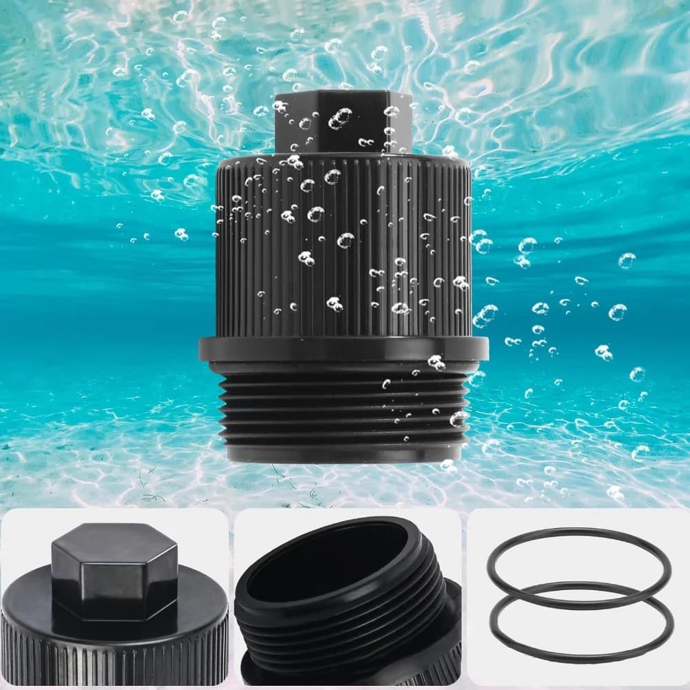 190030 Pool Drain Adapter Cap Assembly With Oring For Pentair Pool&Spa Filters Swimming Pool Drain -Plug Cover Assembly