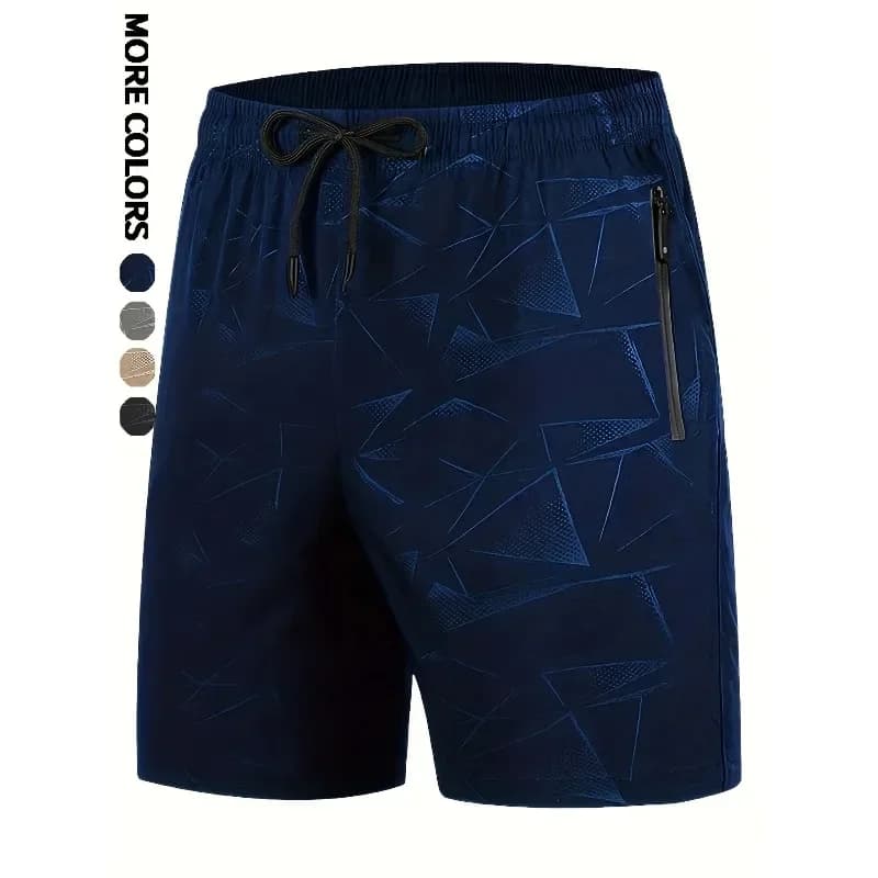 Pantaloncini Sportivi da Uomo per Corsa, Fitness, Ciclismo, Escursionismo, Asciugatura Rapida, Traspiranti, Elasticizzati, Moda con Stampe