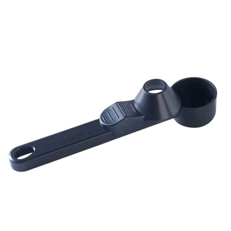 Hot Spill-Proof Protein Powder Sliding Spoon Reusable With Longer Handle Coffee Scoop Measuring Spoon Funnel Kitchen Gadgets