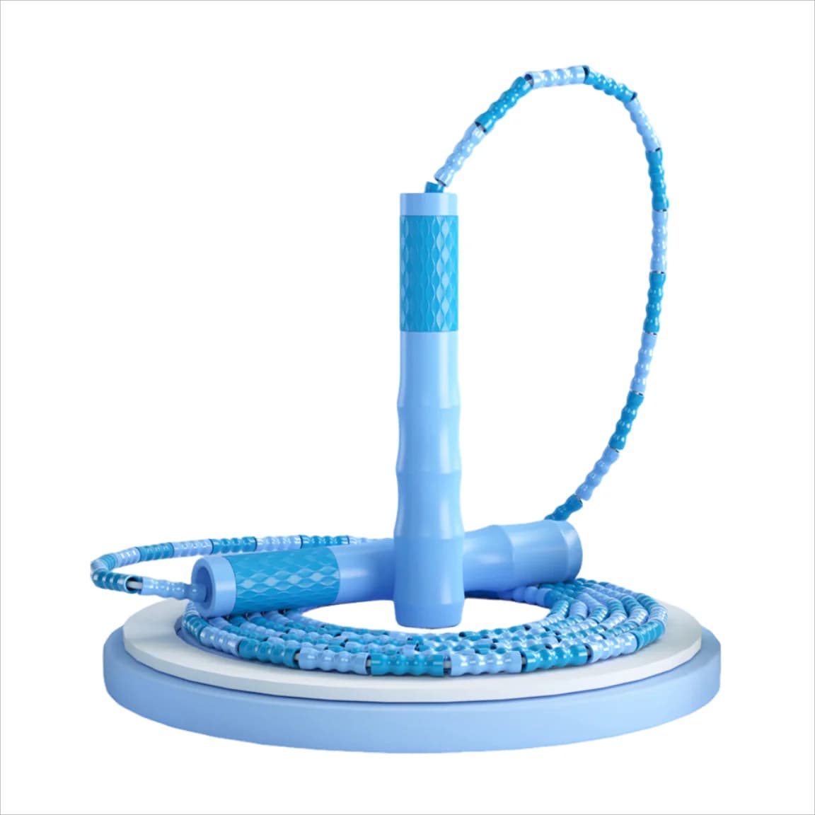 YUEDONG Corda per Saltare Veloce per Bambini, Corda per Saltare Senza Grovigli con Doppio Cuscinetto, Regolabile 2.4m/2.8m in PVC Leggero