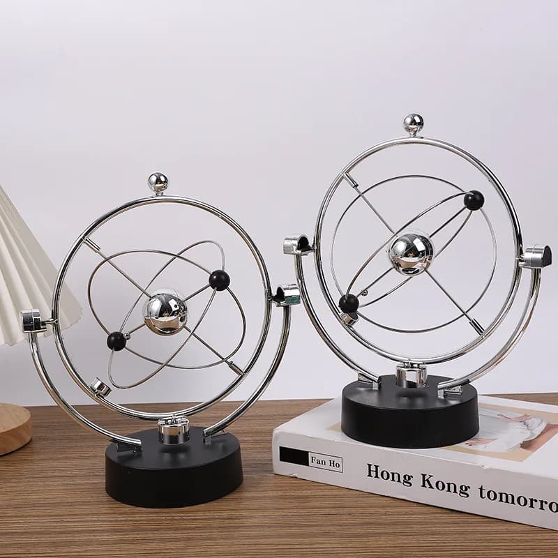 Pendolo di Newton con movimento perpetuo - Giocattolo di fisica per la casa e la scrivania dell'ufficio (idea regalo per la decorazione della scienza)