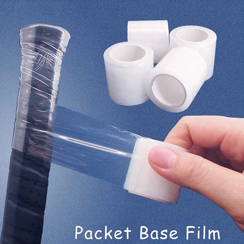 diW daOvergrip Raincoat for Badminton Rackets, Transparent, Non-stick, Absorbent, Protective Pellicle for Tennis Rack Grips