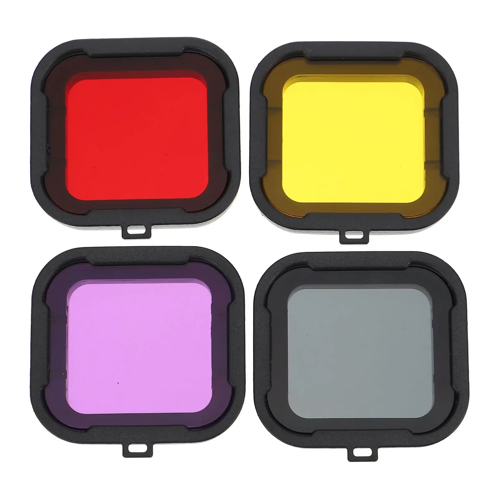 4 pieces waterproof filters for protective cover for red/pink snorkel, diving accessories 5-25M