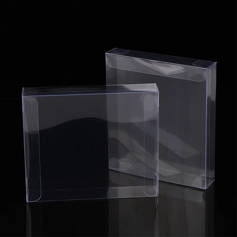 Transparent PET Protective Case for PS1 DC SS 3CD 4CD Plastic Card Display Box Collection Case