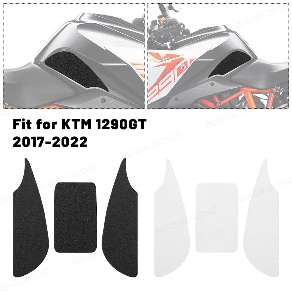 Moto Rilievo Del Carro Armato Del Carburante Della Decalcomania adatta Per KTM 1290GT 2017-2022 Anti antiscivolo Rilievi del Carro Armato Della Protezione Adesivi Ginocchio Grip Trazione Pad