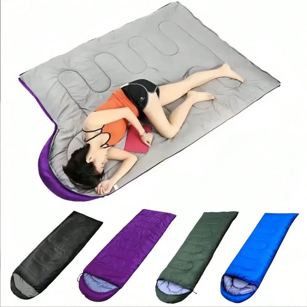 All-Season Camping Sleeping Bag - Super Comfortable, Lightweight And Durable, Ideal For Hiking, Camping And Mountaineering - Lightweight, Year-Round Insulation